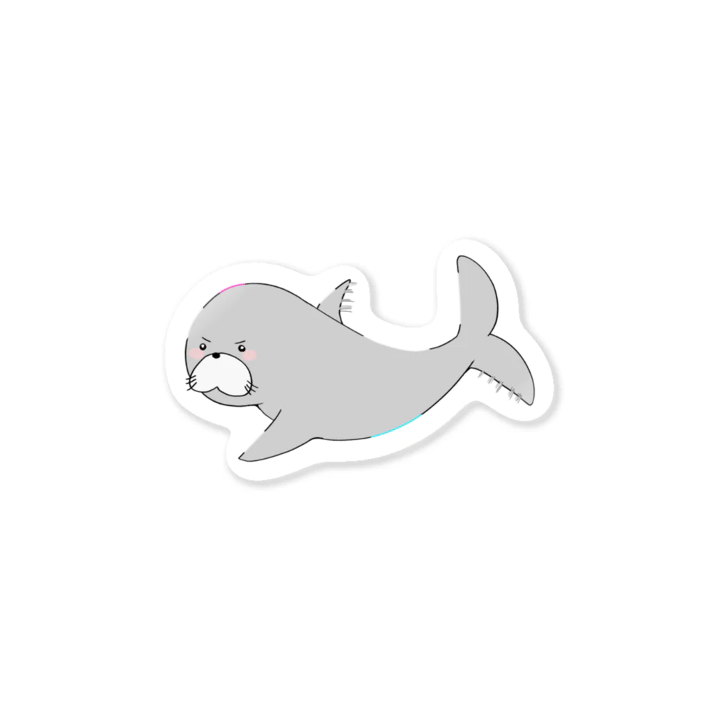 モンちゃんショップのハワイアンモンクシールのモンちゃん Sticker