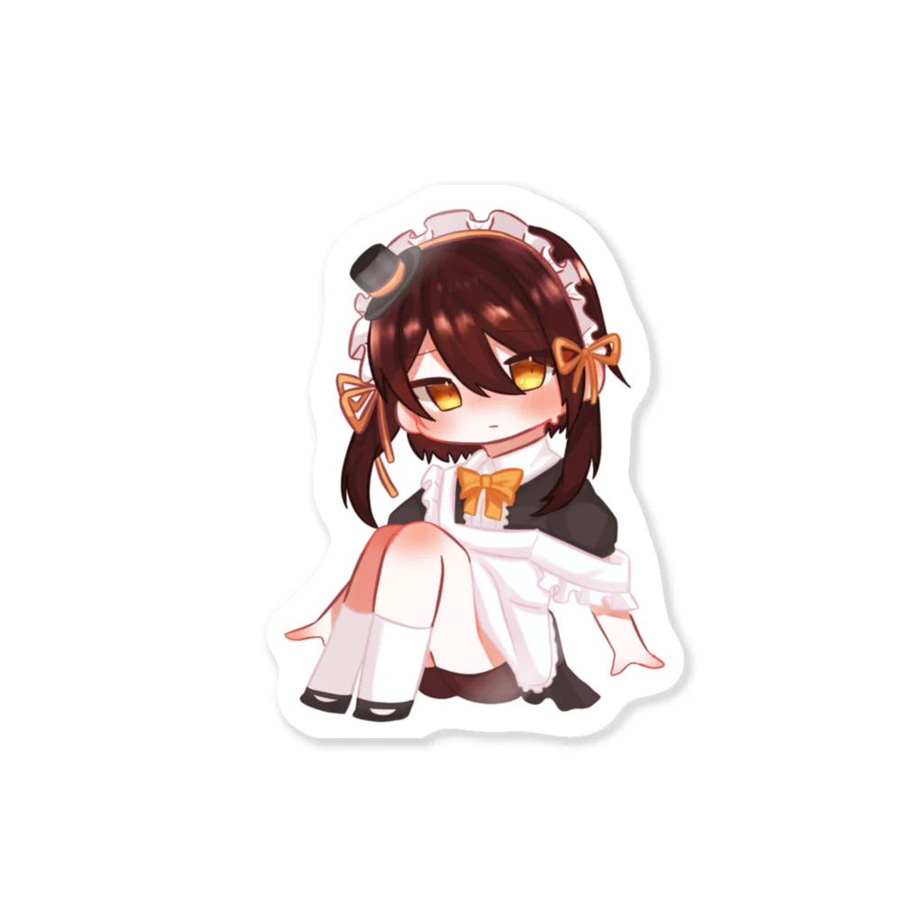 Night Alive Shopのメイド夜月ちゃん Sticker