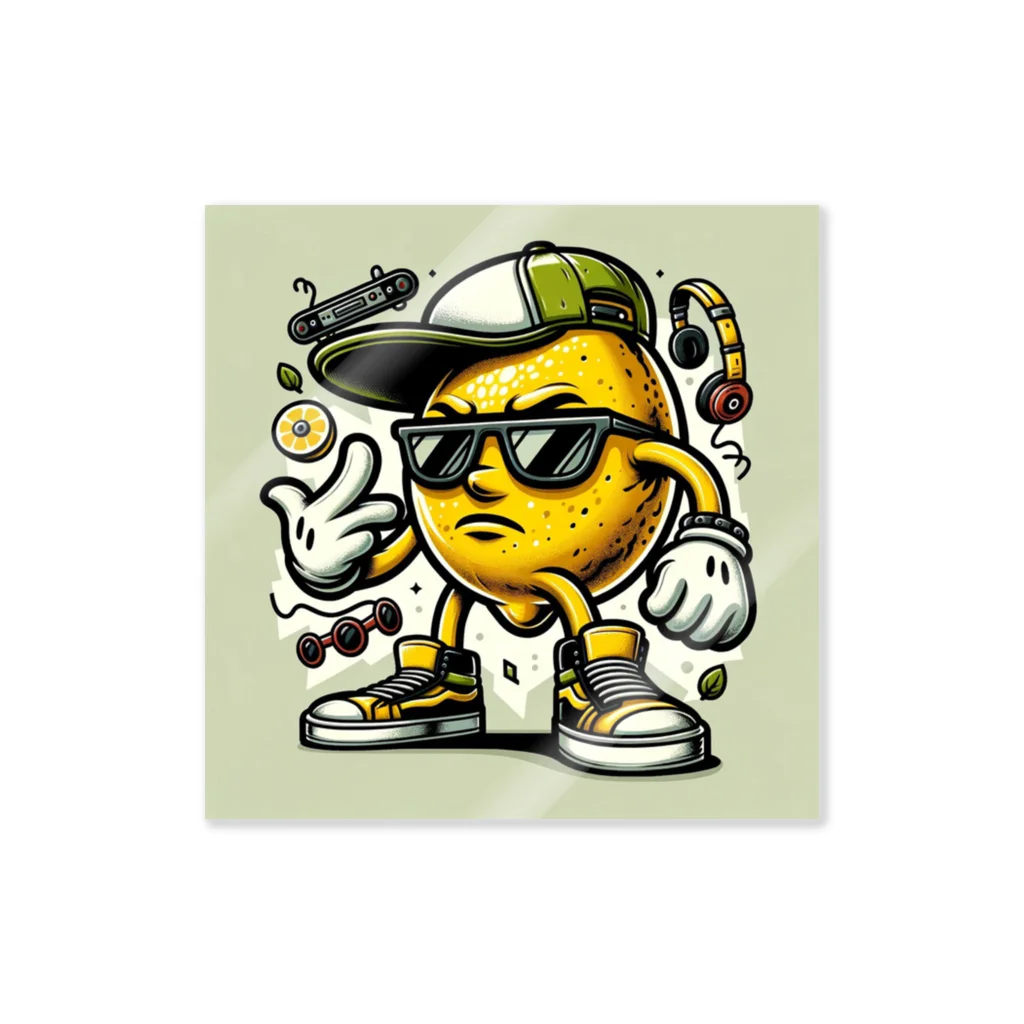 MonkeyGORILLAのワイルドレモン Sticker