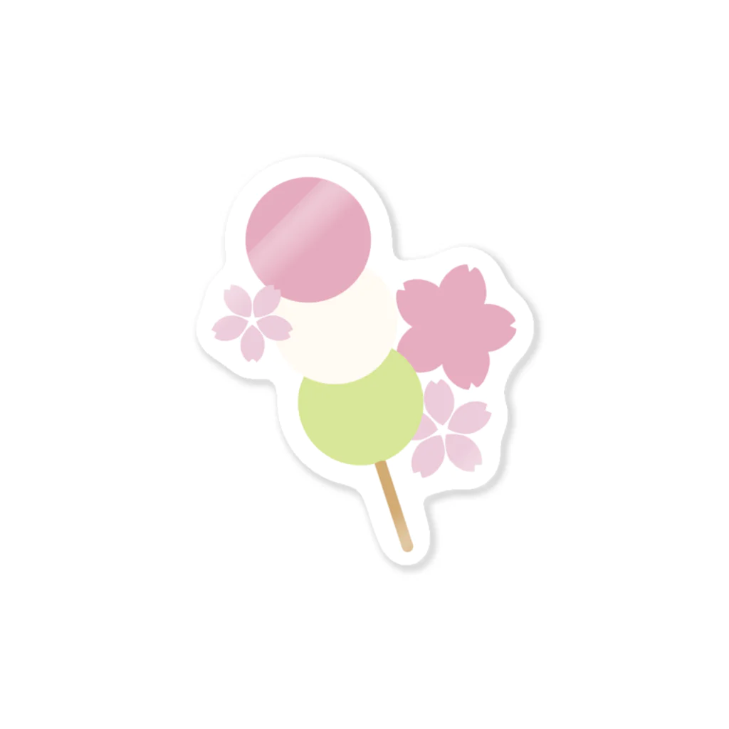 つきしょっぷのお花見 Sticker