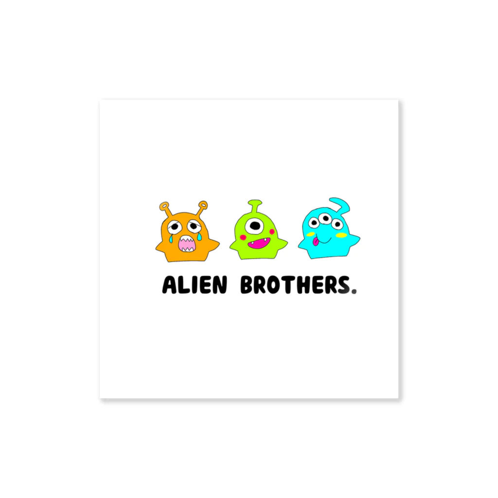 934.のALIEN BROTHERS. Sticker