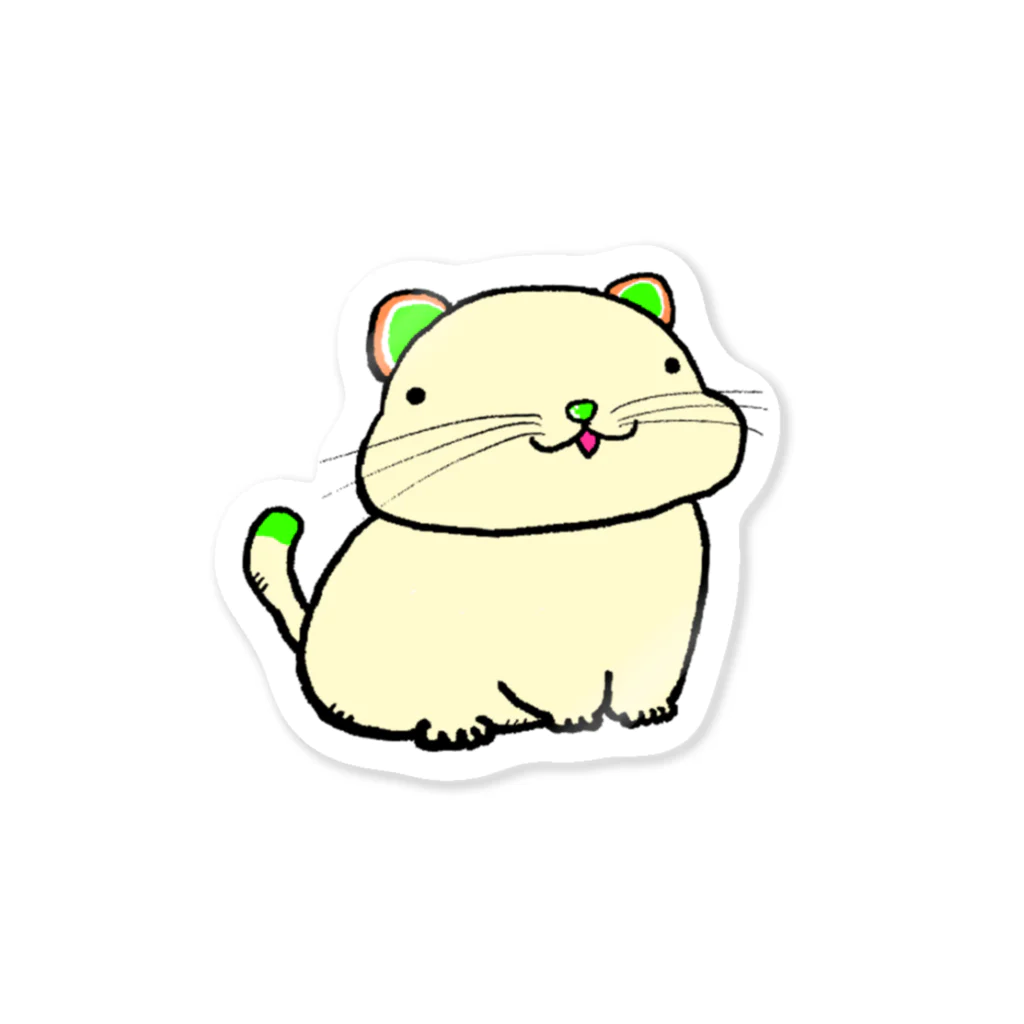 まるちょ屋の猫のほげお Sticker