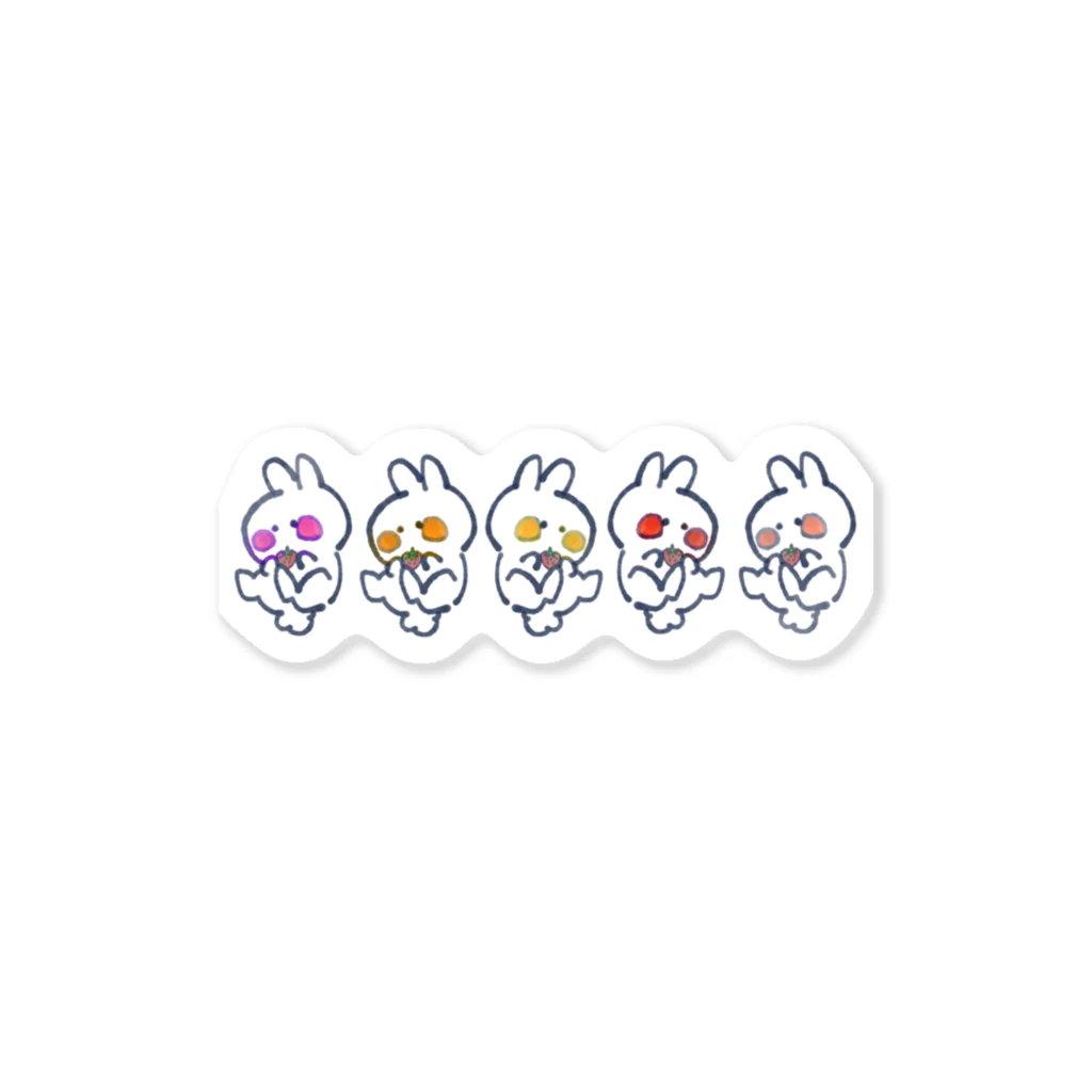 じこまんぞくのだんしょくらびっつ Sticker