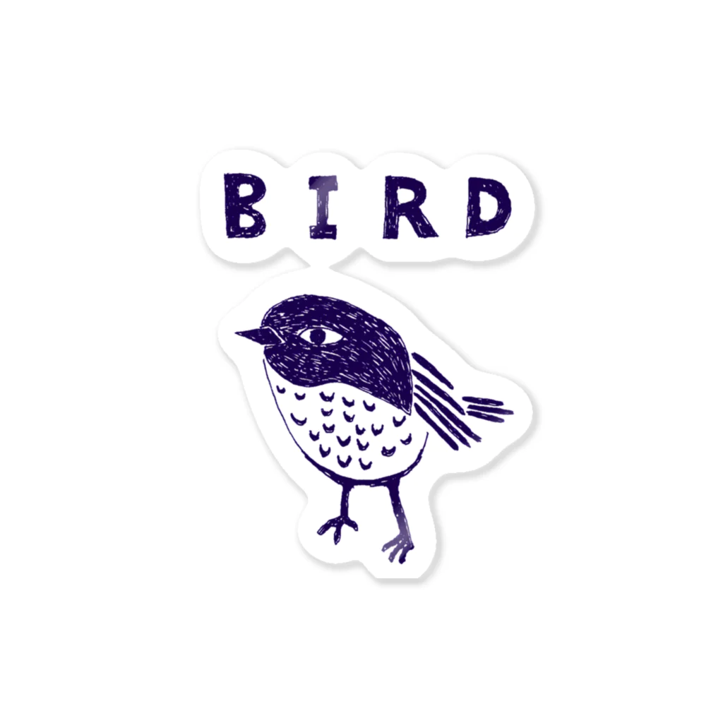 NIKORASU GOのトリマニア専用デザイン「BIRD」（Tシャツ・パーカー・グッズ・ETC） ステッカー