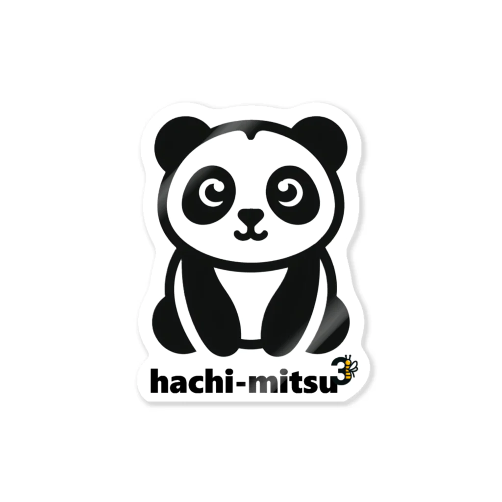 hachi-mitsu3（はちみつ）のhachi-mitsu3 パンダ　panda ステッカー