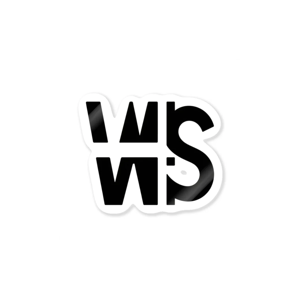 westside storeのwest side logo No,3 ステッカー