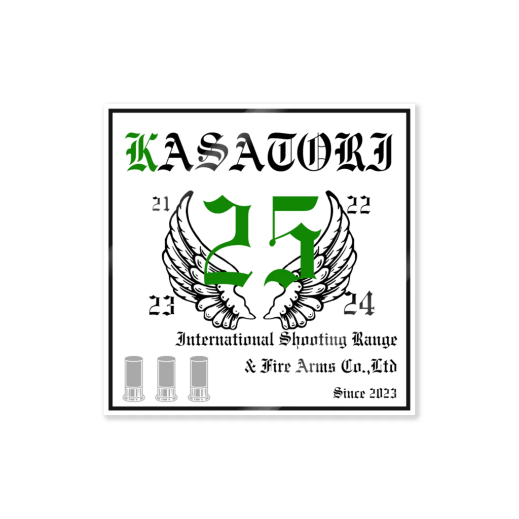 京都笠取国際射撃場の笠取ステッカー Sticker