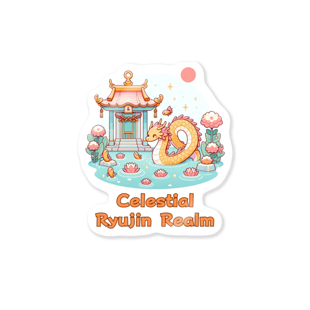 大江戸花火祭りのCelestial Ryujin Realm～天上の龍神領域5 Sticker