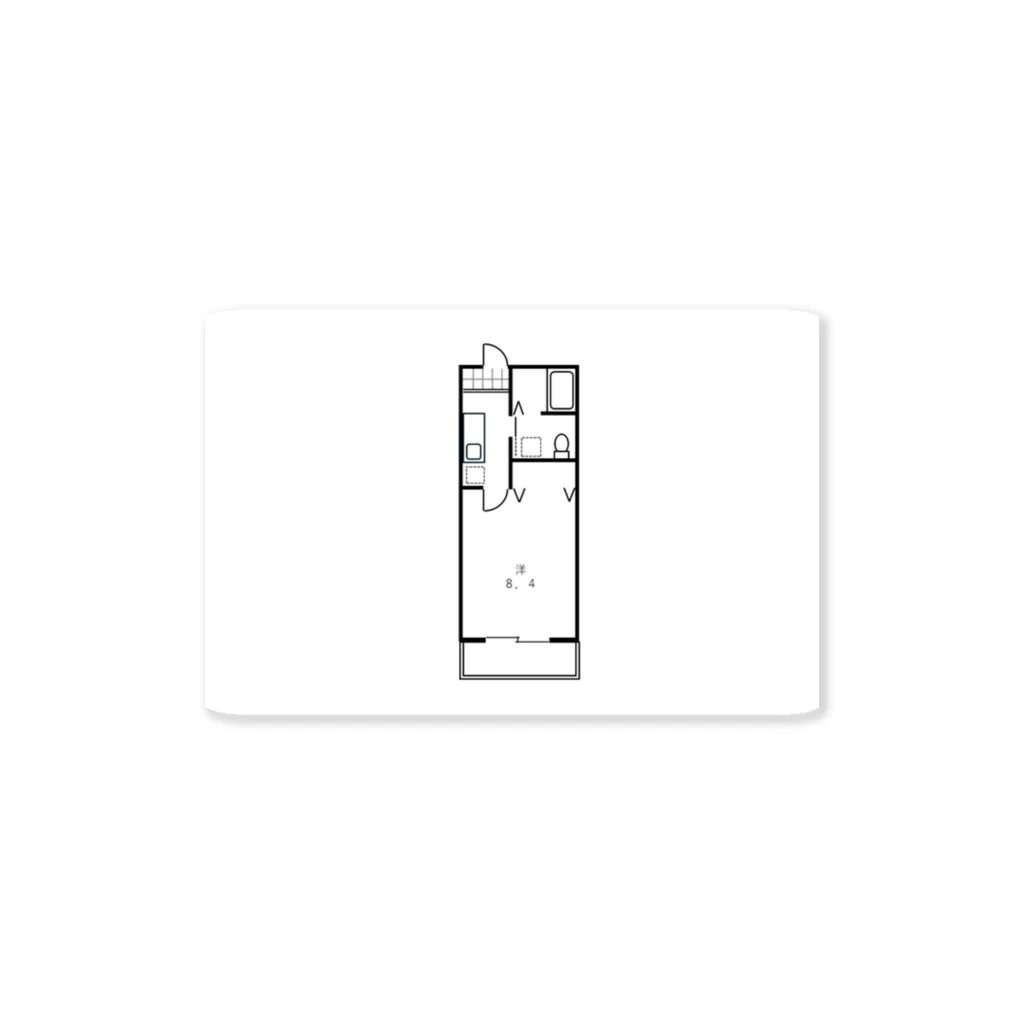 Liracの間取り図 ステッカー