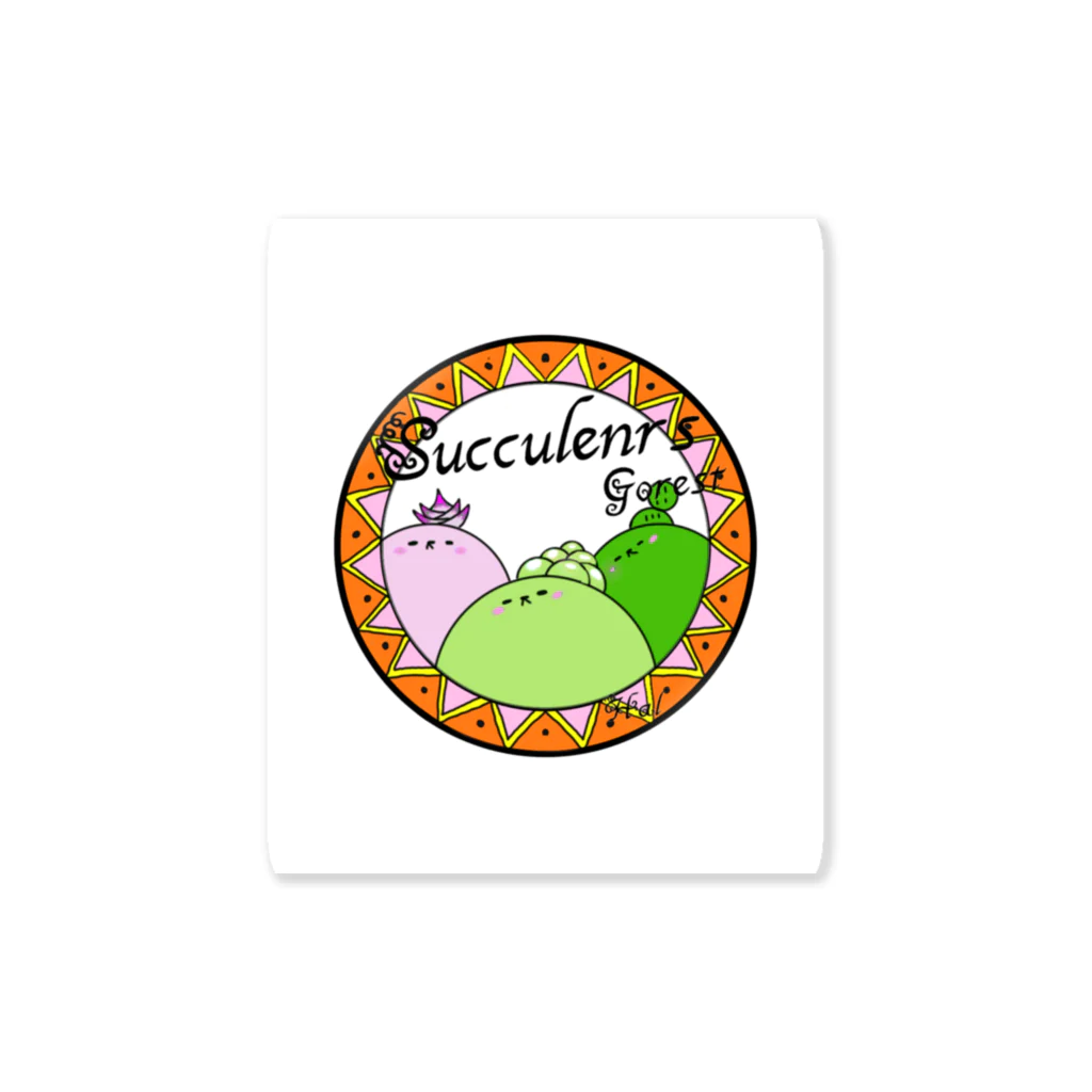 Hal.succulets forestのさきゅれんとふぉれすと ステッカー