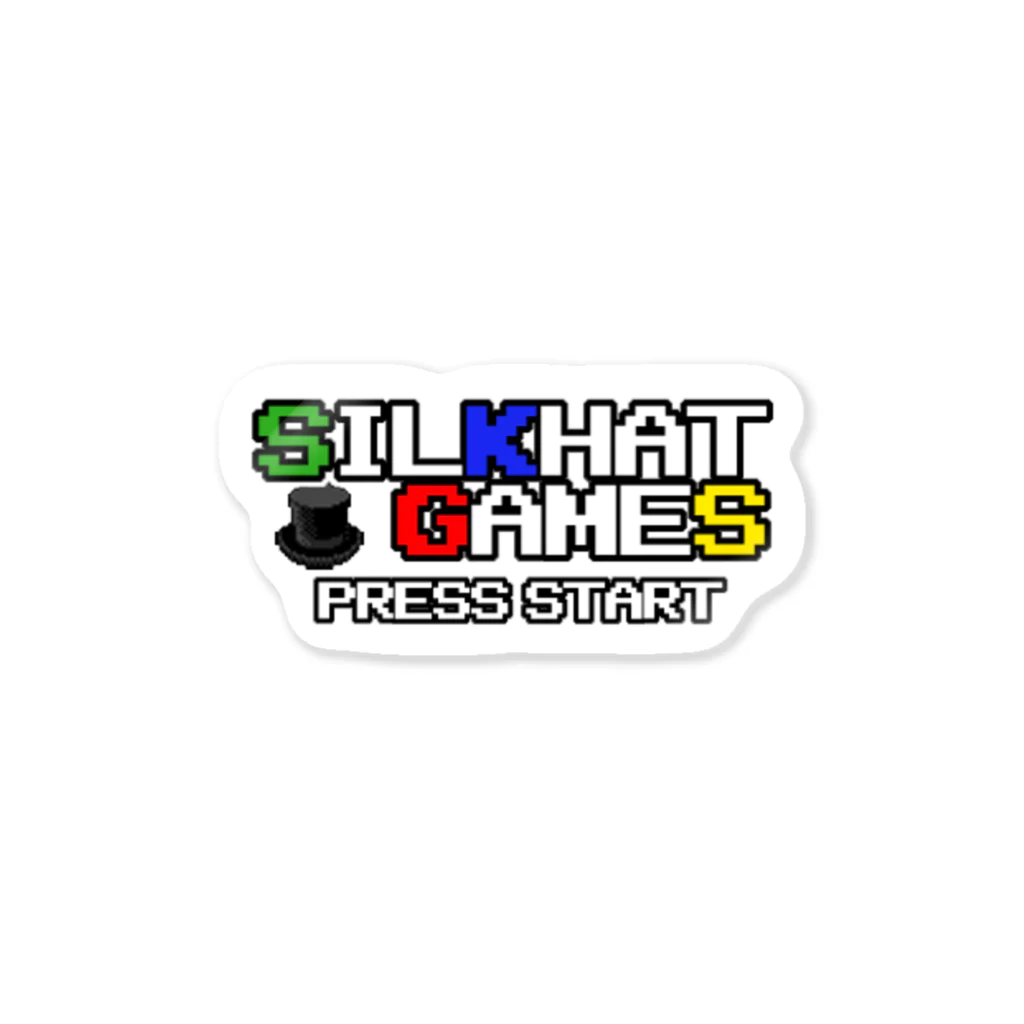 シルクハットのストアのSILKHAT GAMESステッカー ステッカー