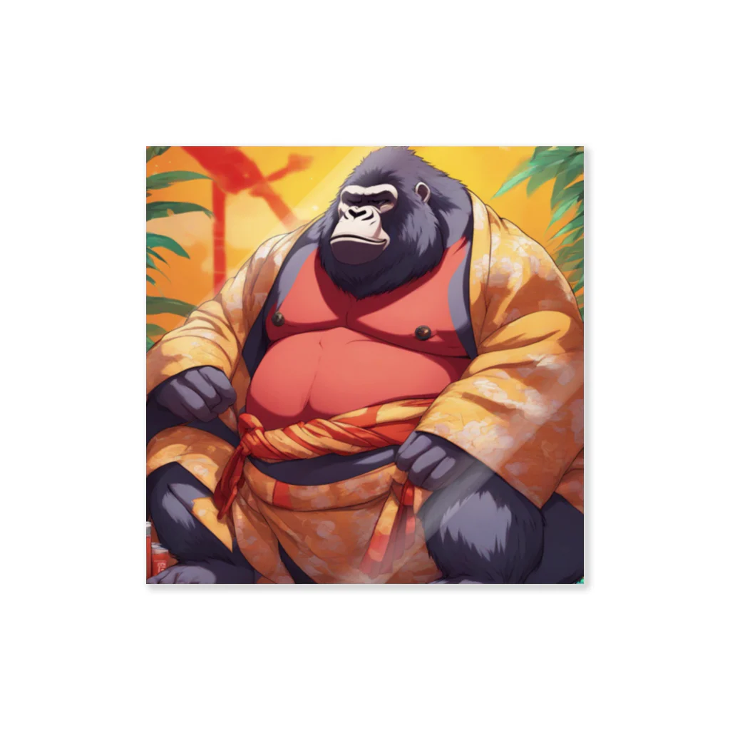 ASWのアニマル相撲レスラーズ/Animal Sumo Wrestlers Sticker