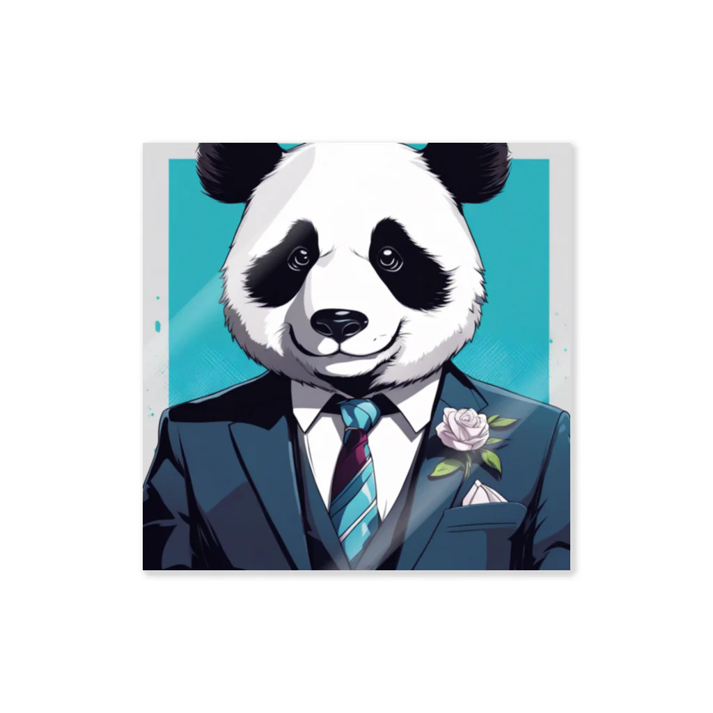 crazypanda2のビジネスパンダ Sticker