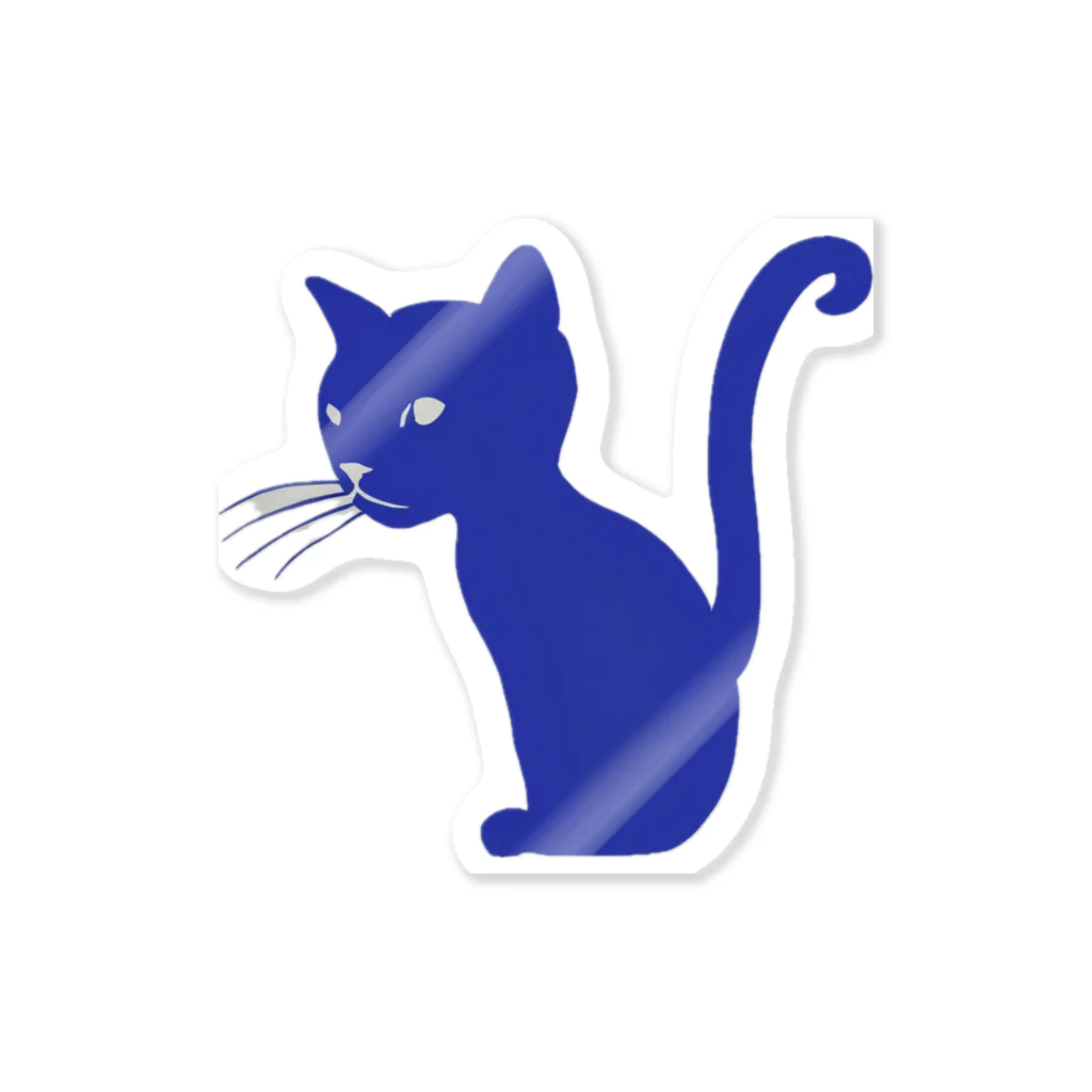 MEGROOVEのシルエットにゃん🐱 Sticker