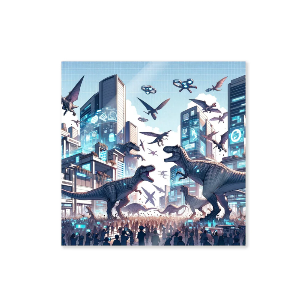 Irregular is beautifulのCretaceous Clash: Tomorrow's City Showdown Sticker