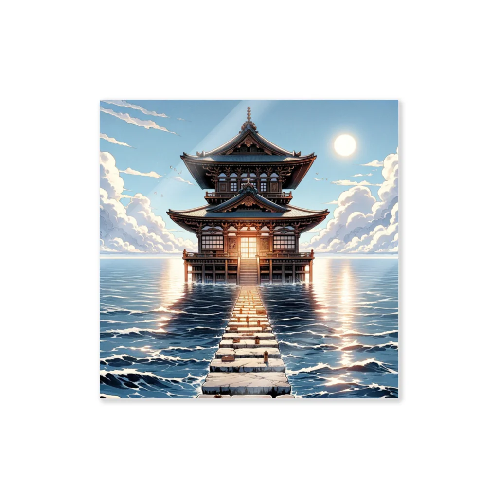 Irregular is beautifulのSanctuary of the Sea: Pathway to Serenity Sticker