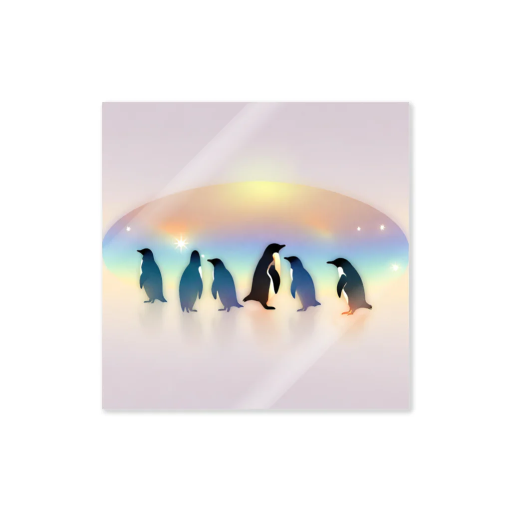 penpentagramのpenguins ステッカー