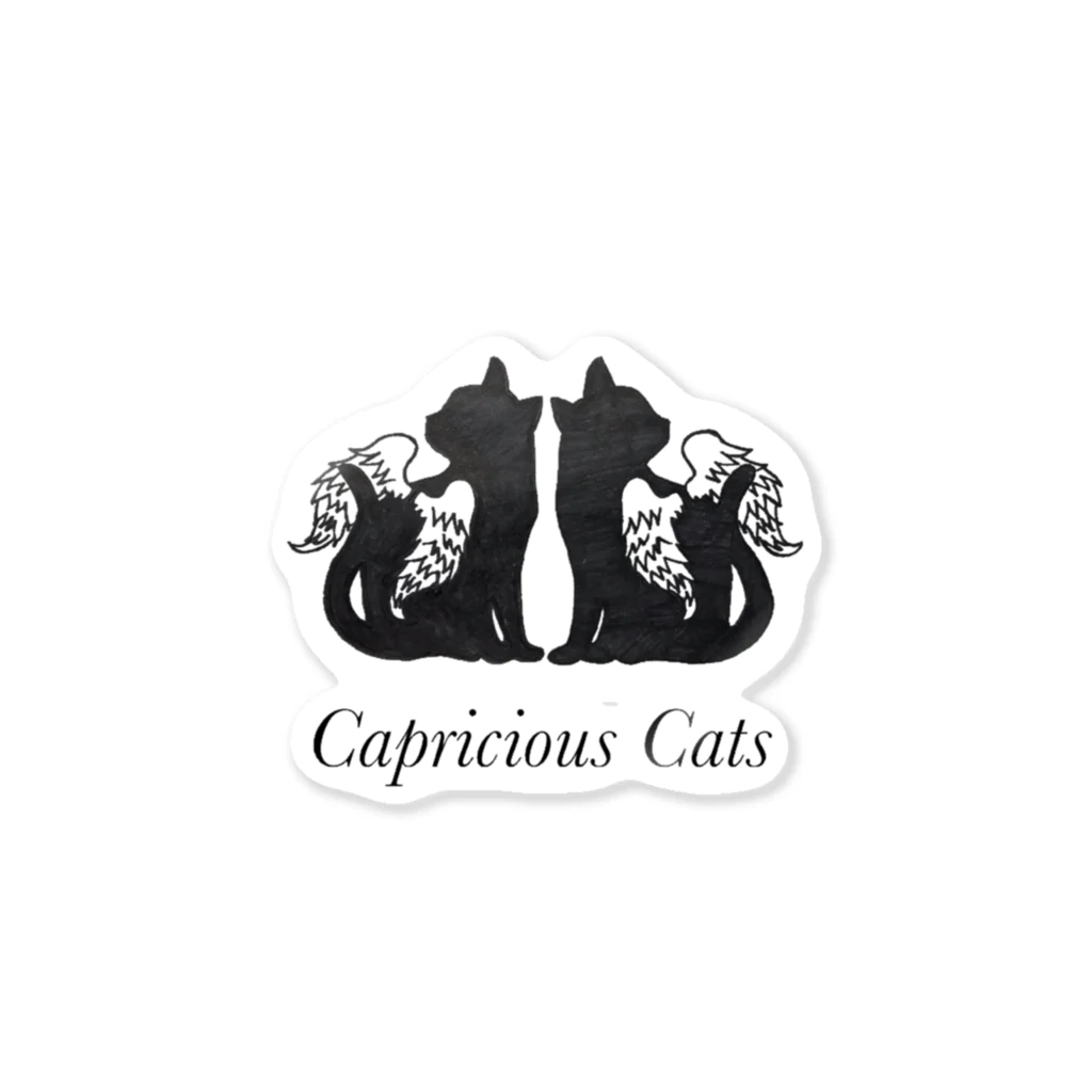 Capricious CatsのCapricious Cats Sticker