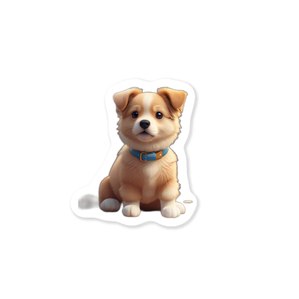 wonderful dogのうるうるワンコ Sticker