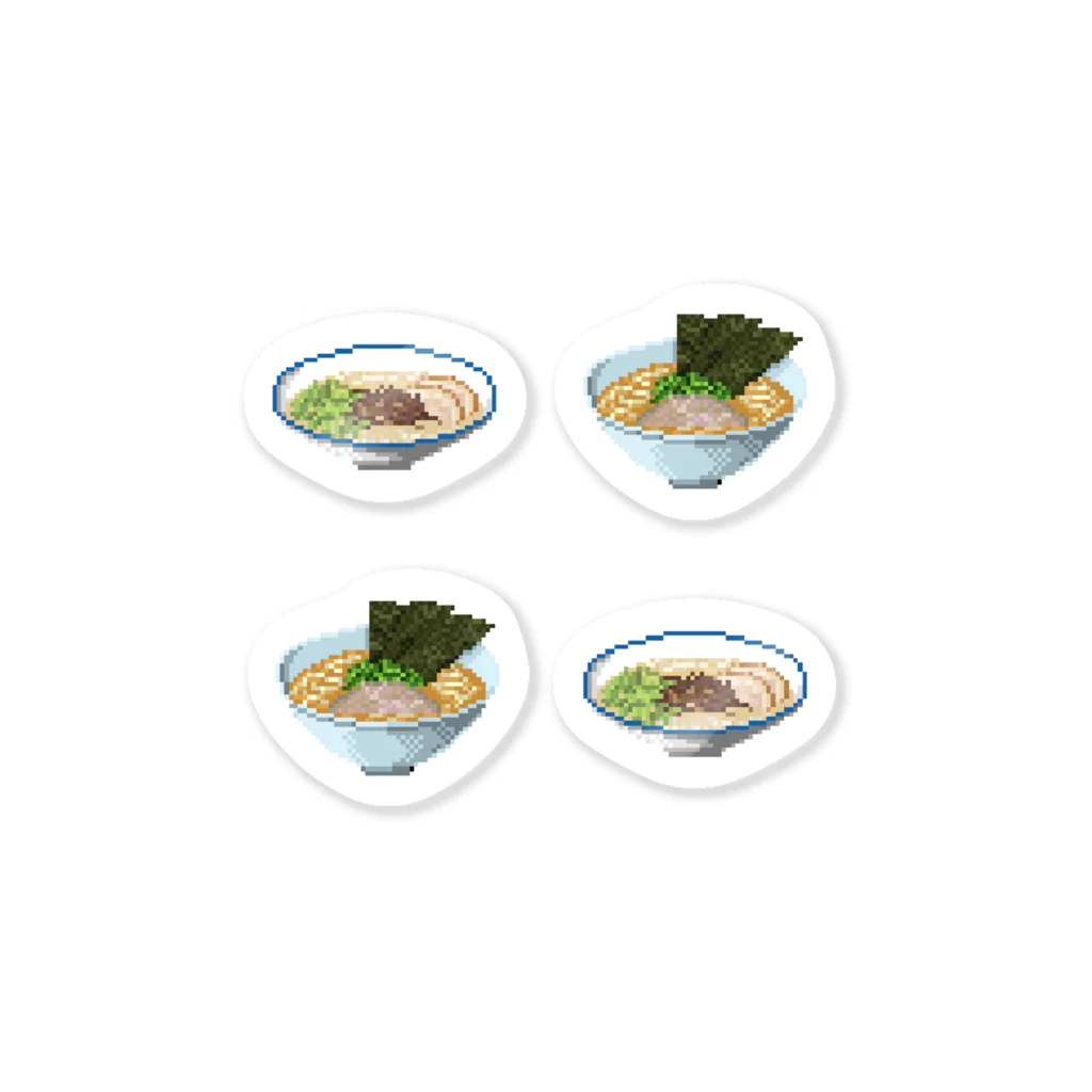 わじまともうしますの家系ラーメン・とんこつラーメンセット Sticker