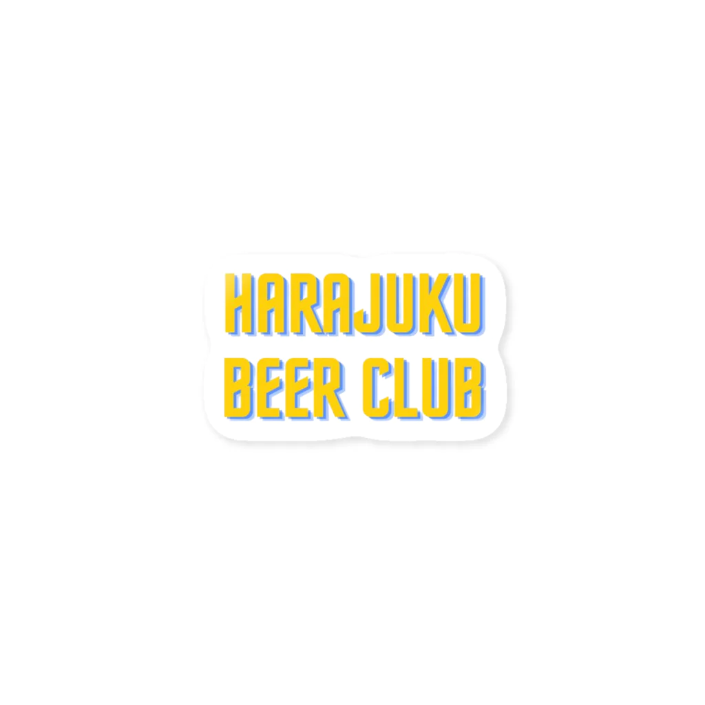 threefeet TokyoのHARAJUKU BEER CLUB ステッカー