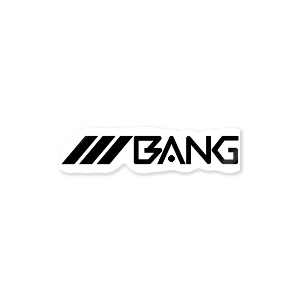 gk shopのBANG　Logo ステッカー