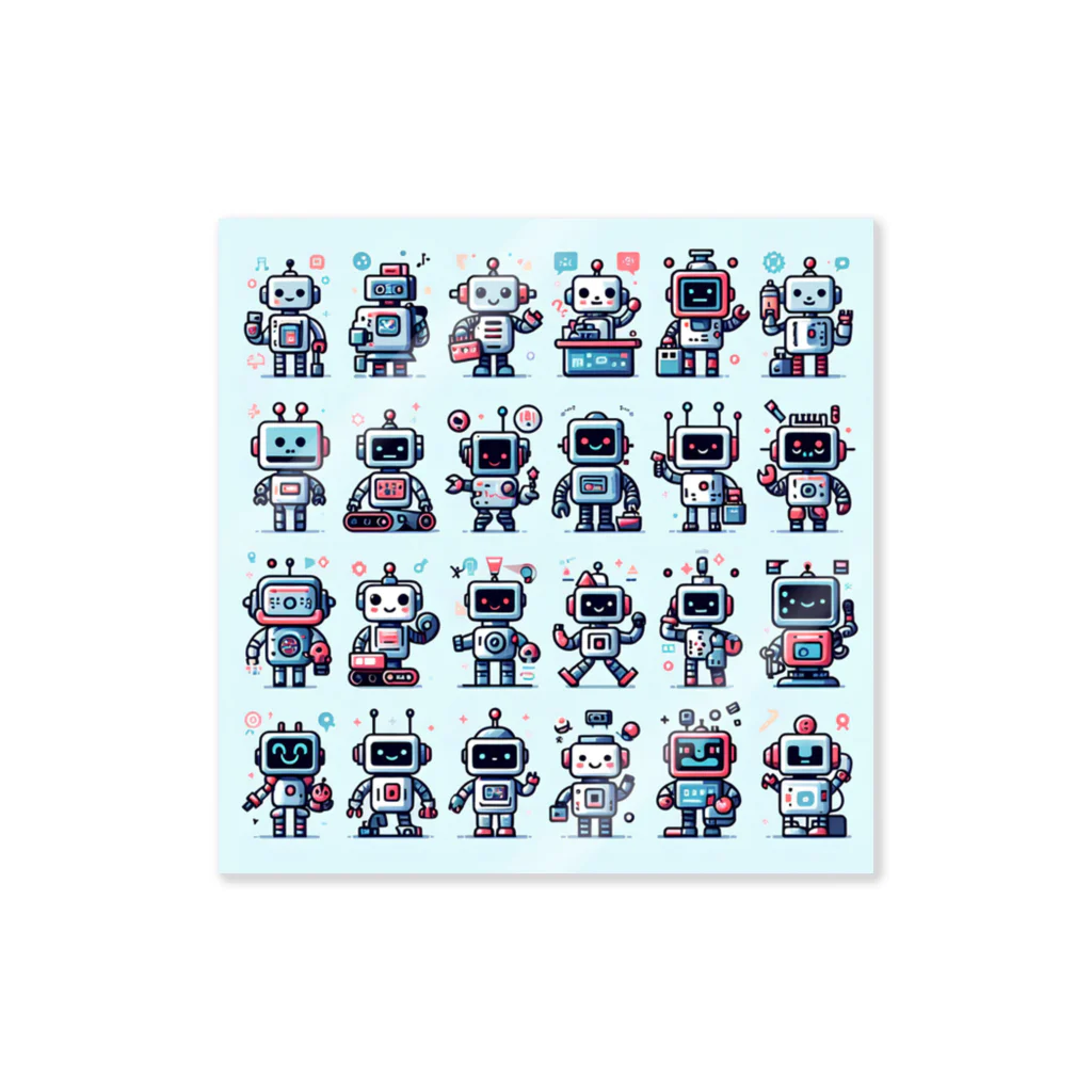 ロボットグッズshopのロボットいっぱい２！ Sticker