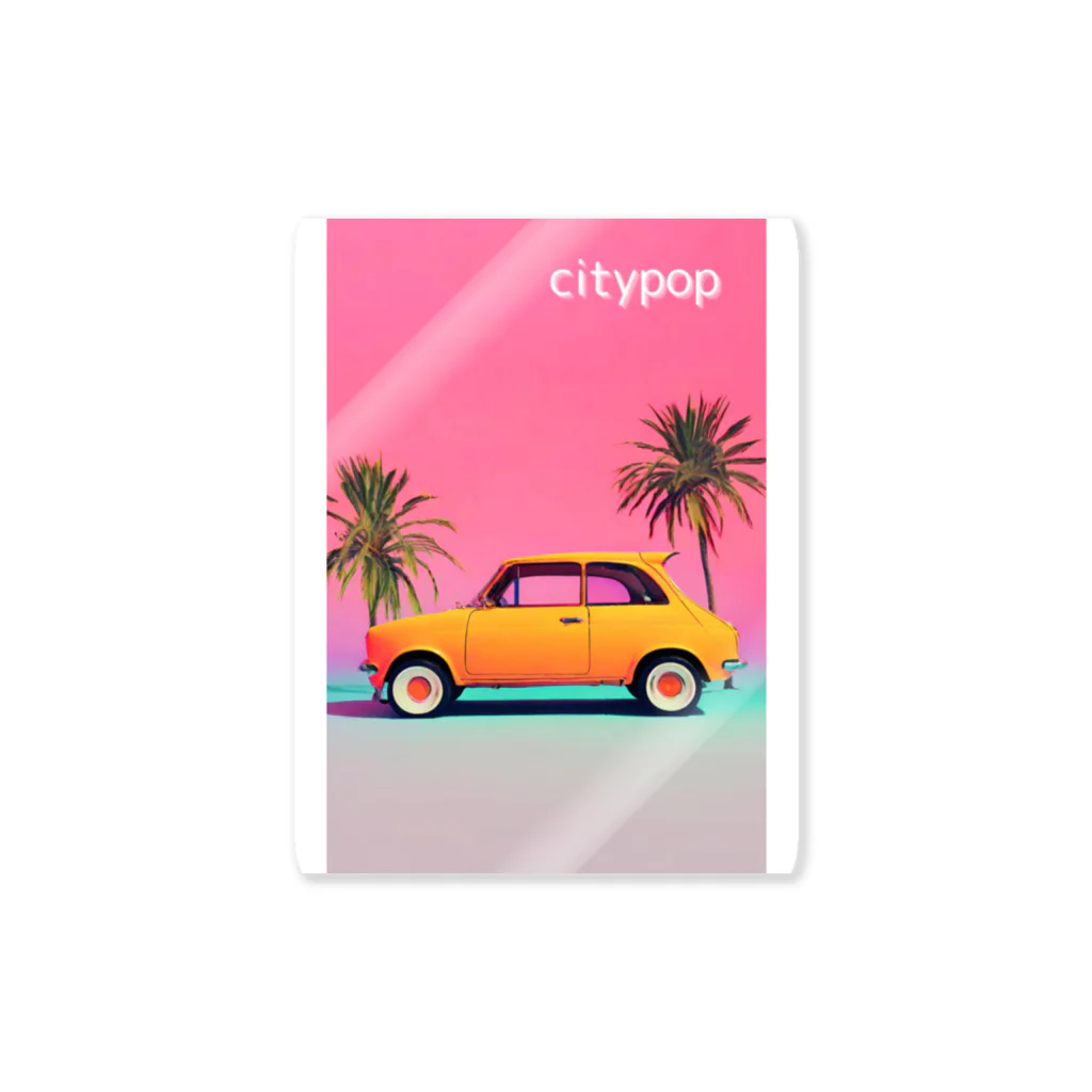 80s_popの80s CityPop No.19 ステッカー