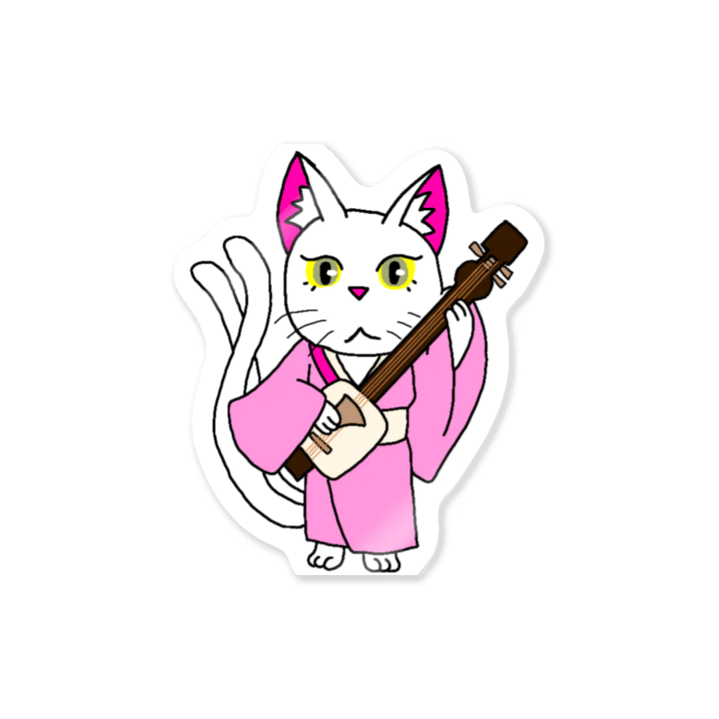 黒ウサギ丸の猫又 Sticker