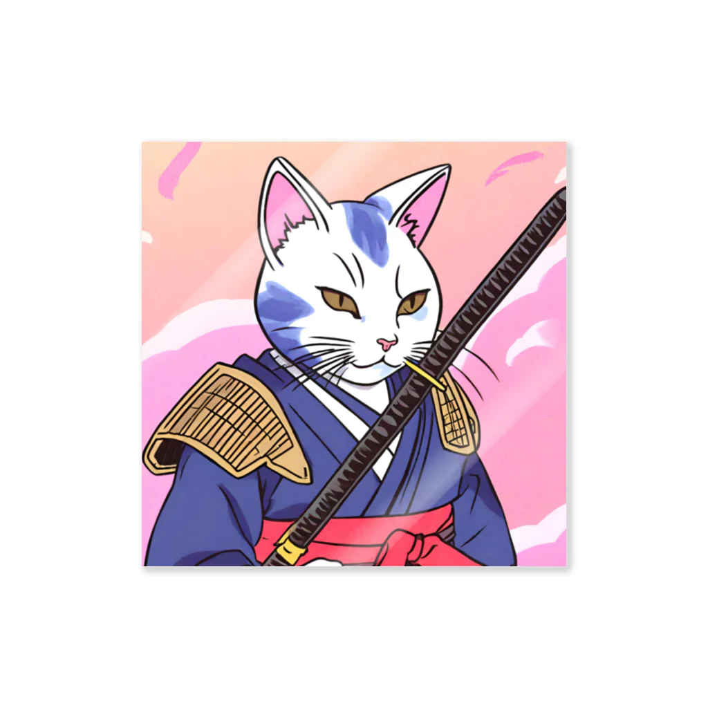 Kousuke2の猫侍 Sticker