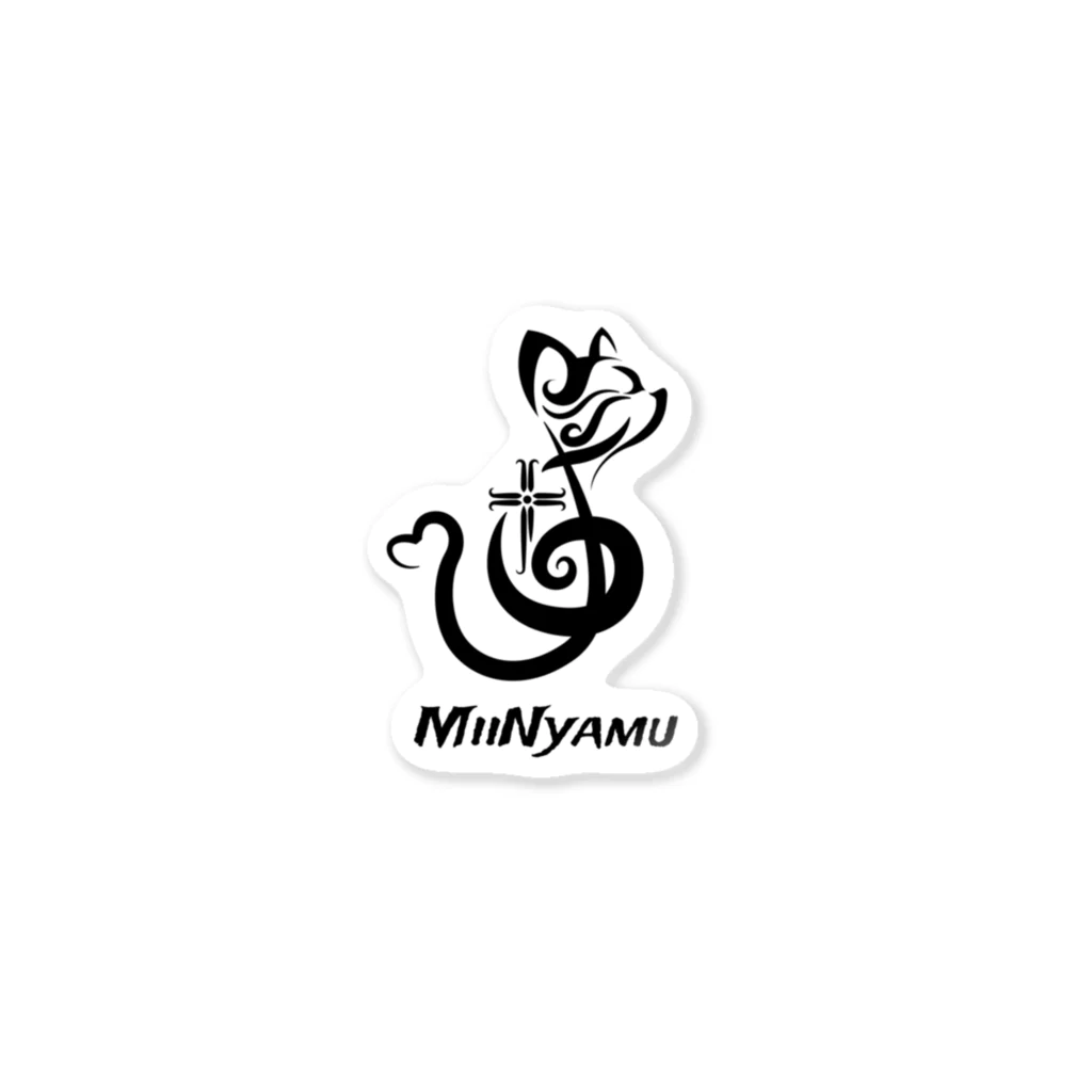 🐈‍⬛MiiNyamu🎼のMiiNyamu  Alpha Sticker