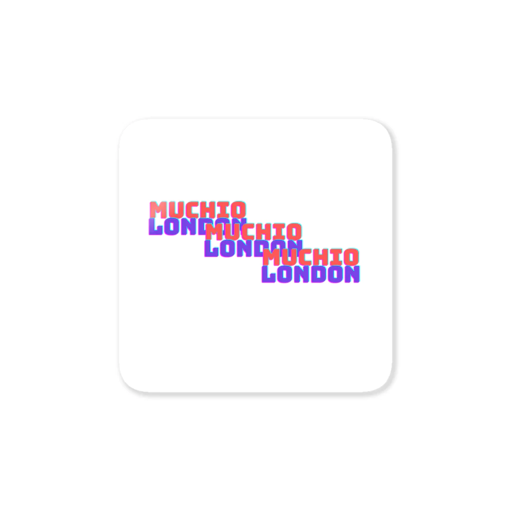 muchio-Londonのブランドロゴアイテム Sticker