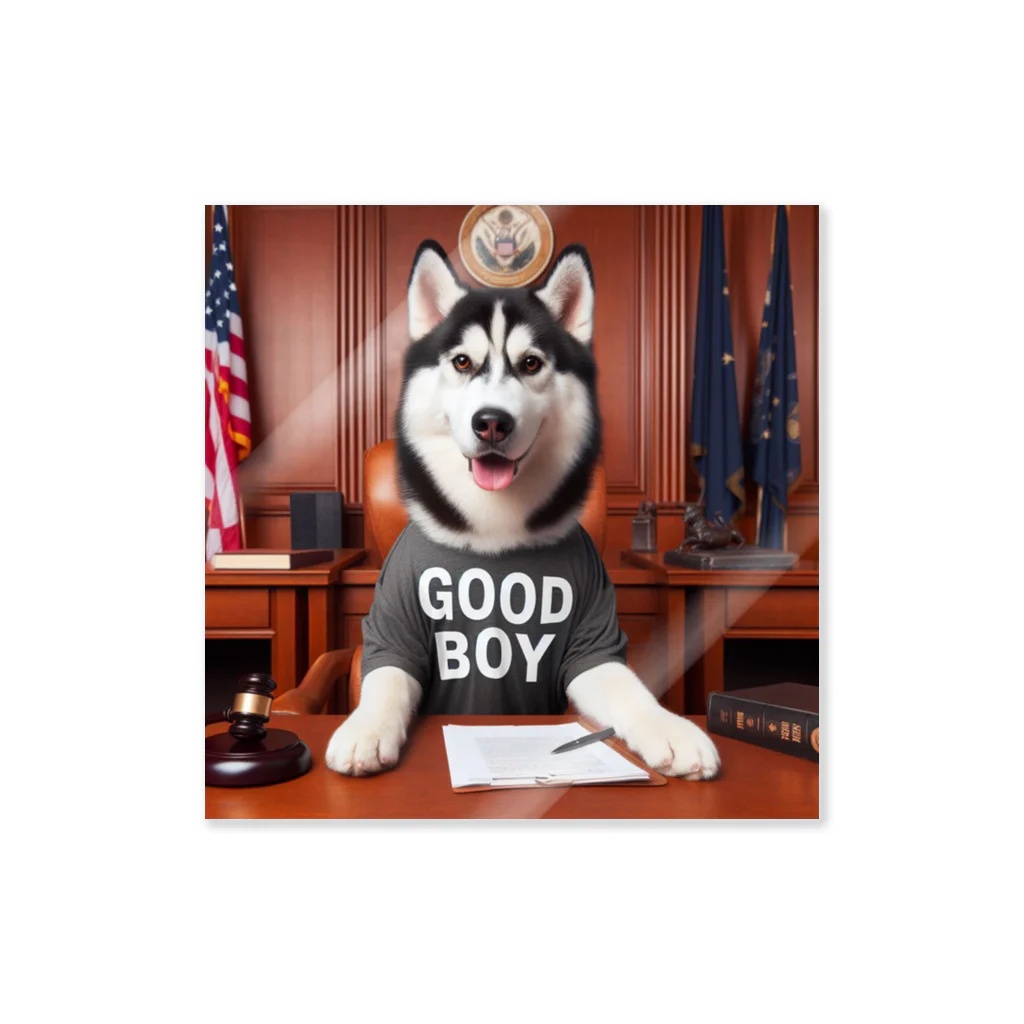 qloのGOOD BOY大統領 ステッカー