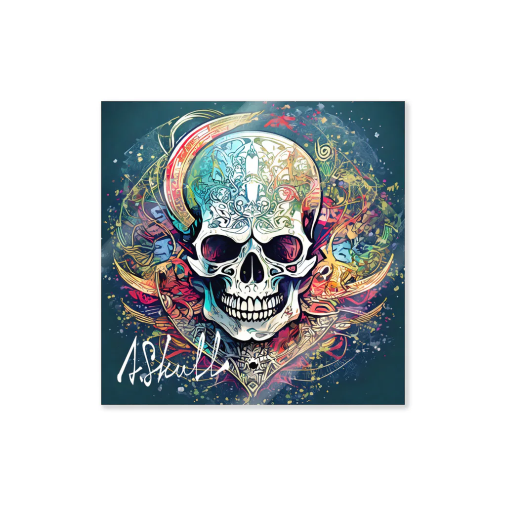 A.SkullのSkull_020 Sticker