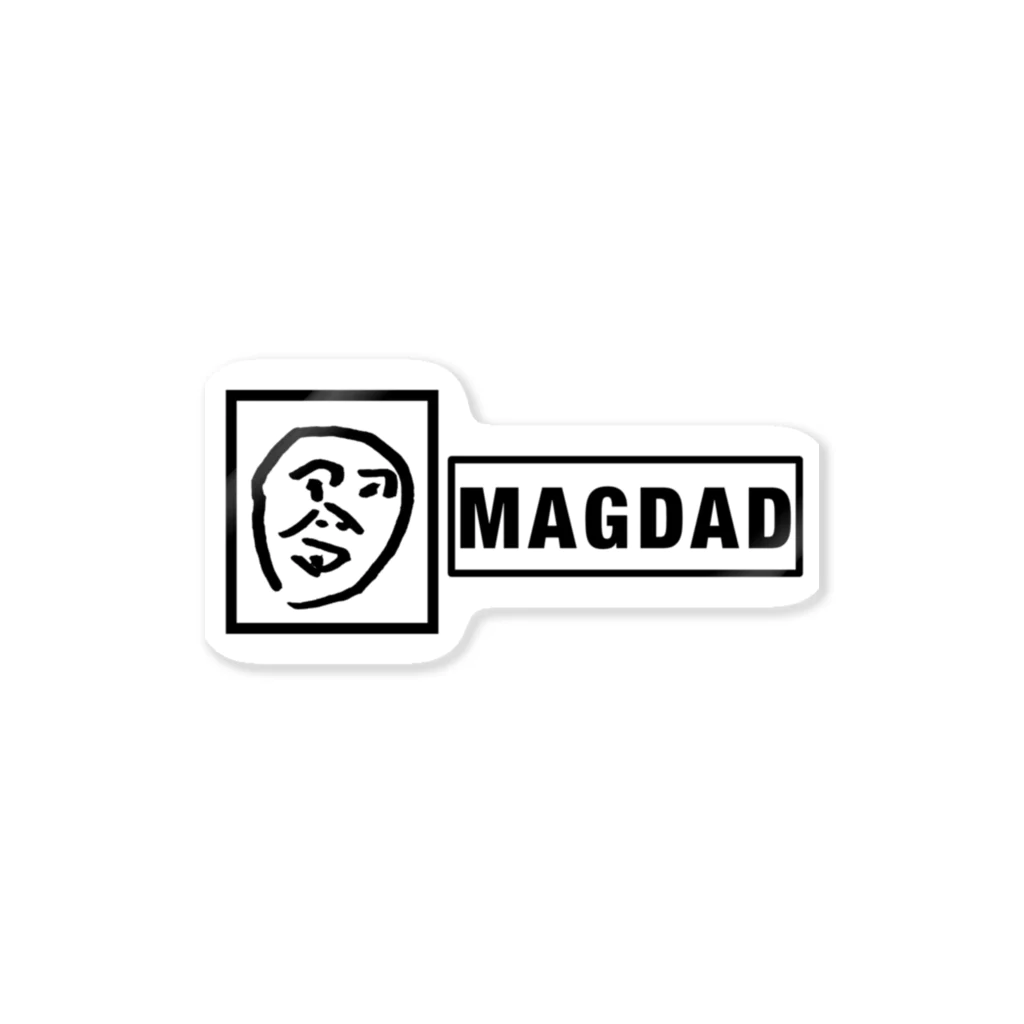 グデリ帝国SHOPのMAGDAD T　B ステッカー