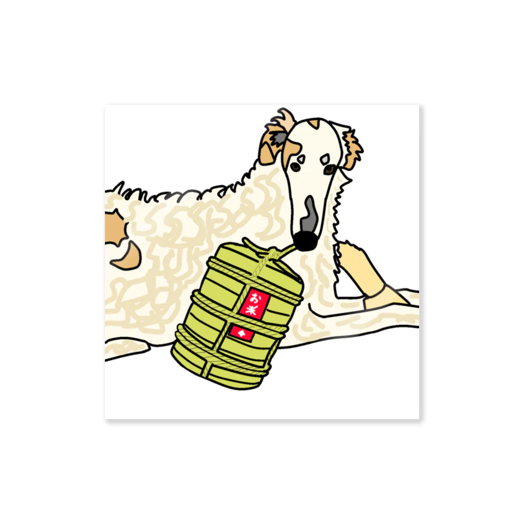 Dogs_sukiのボルゾイ Sticker