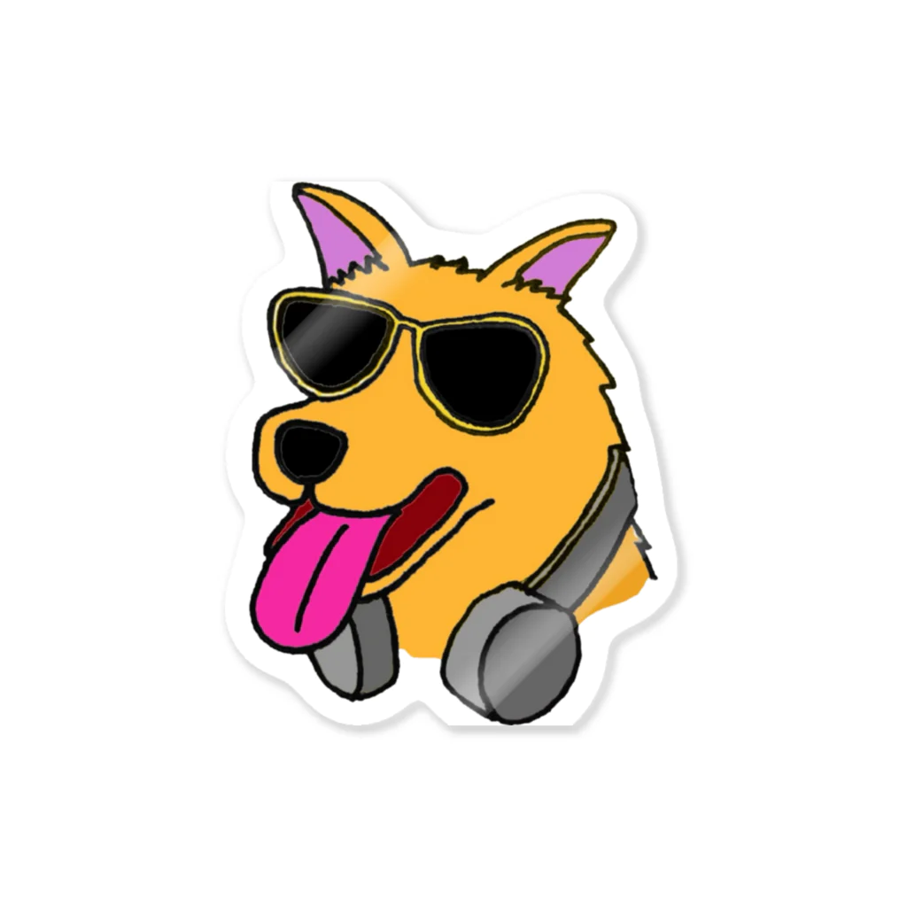 DJ:DOGのDJ DOG Sticker