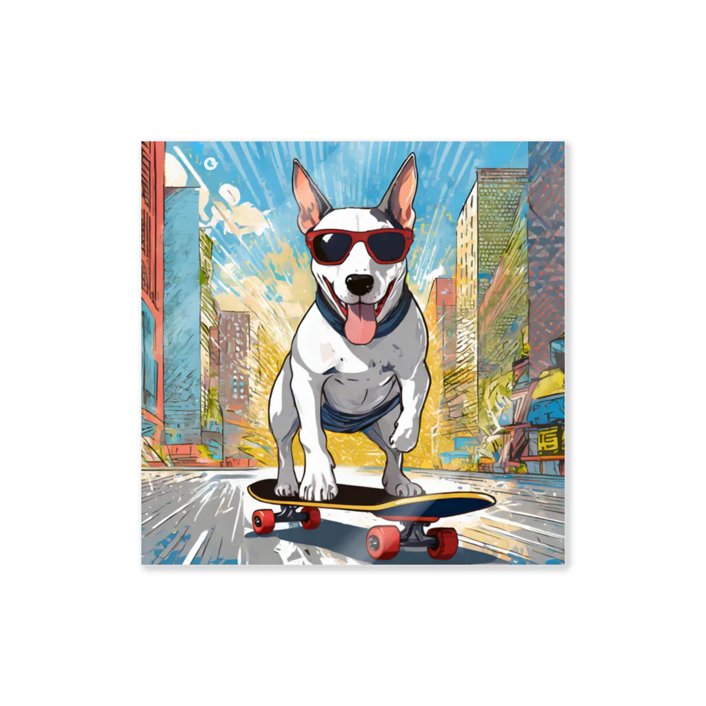 Bull Terrier Paradeの🛹スケーターヴィンセント Sticker