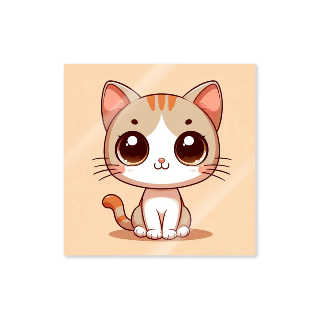 yos-1292583のねこニコばん Sticker