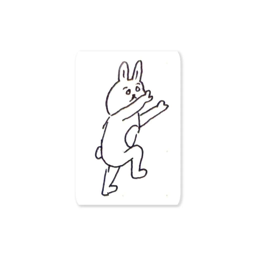 たいちよのびっくりうさお Sticker