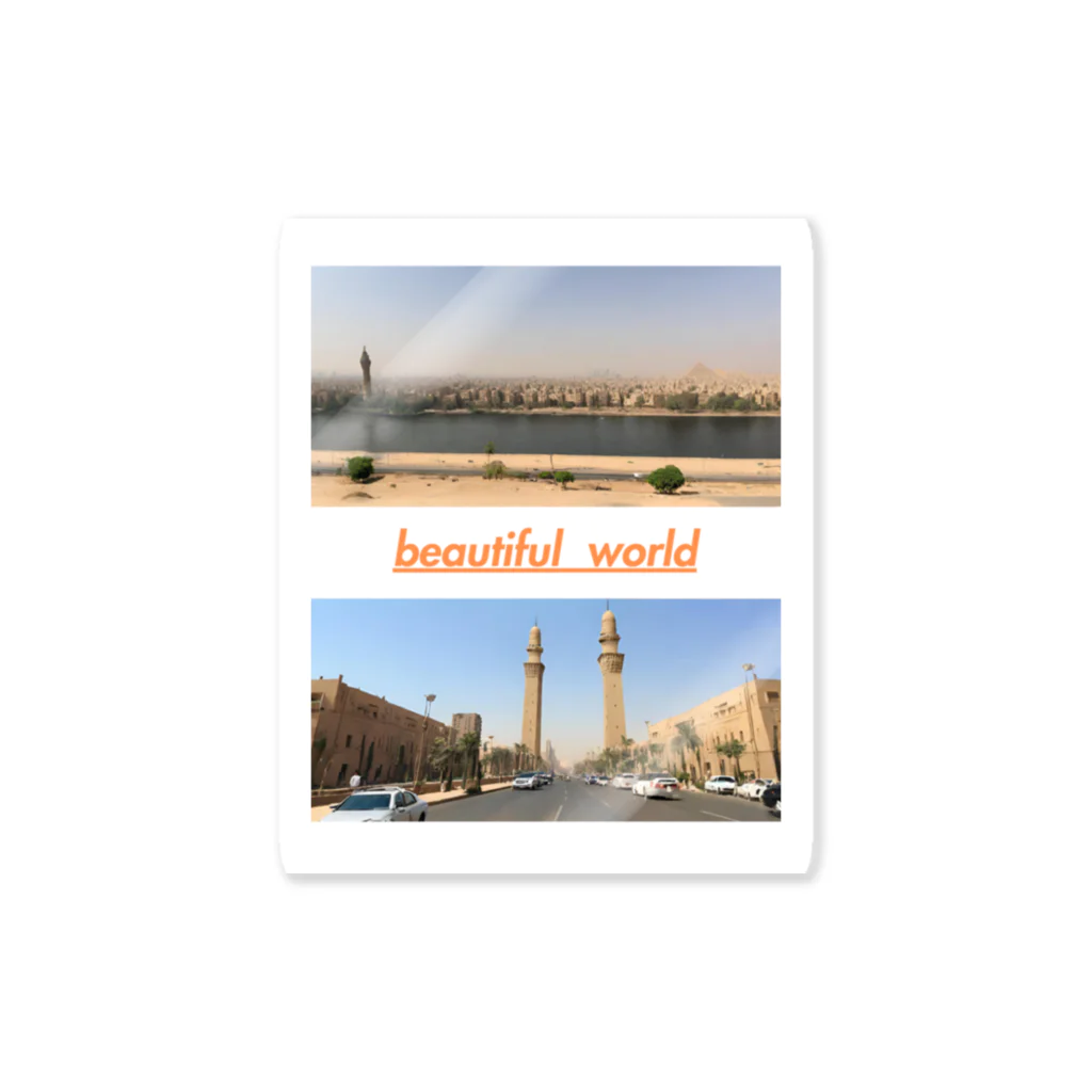 jmassaのbeautiful world (Ancient dynasty) ステッカー