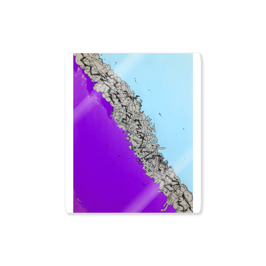 BEYOND_BEYONDの紫浄土 ステッカー