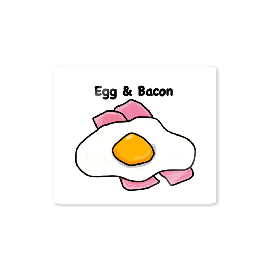 パペットピットのEgg & Bacon  ステッカー