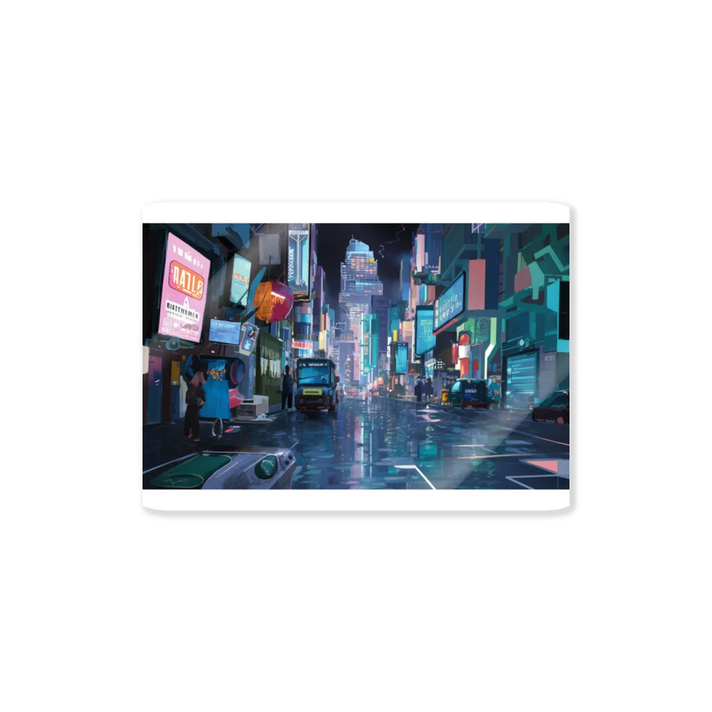 かてこの洋服販売所のcity is beautiful Sticker