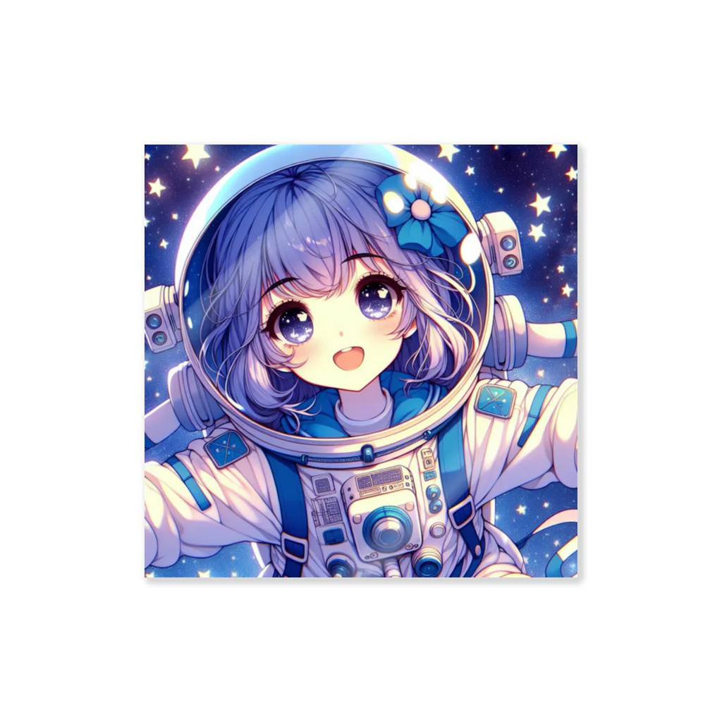 ぷの宇宙ちゃん ステッカー