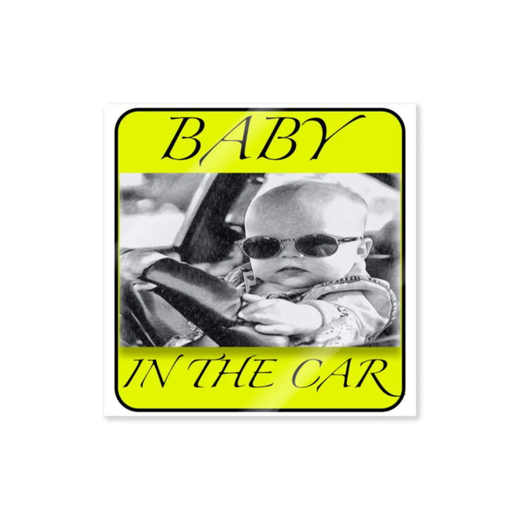 nagachan5201の『赤ちゃんが乗っています』スッテカー Sticker
