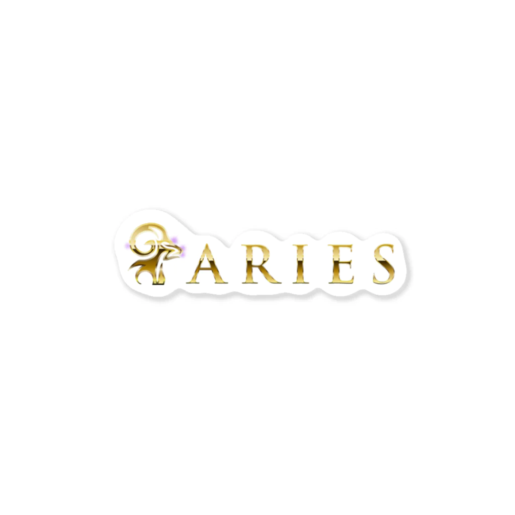 ARIES POKERのARIES ステッカー 스티커