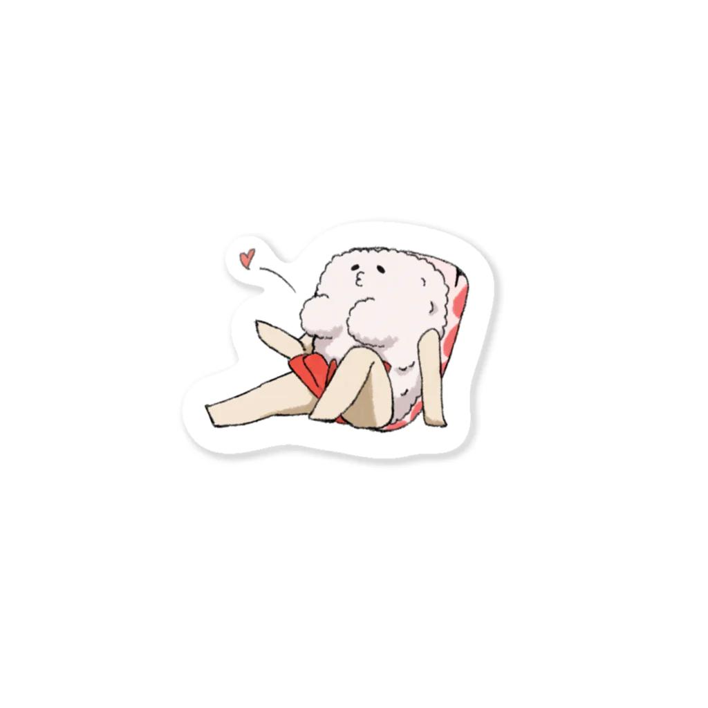 はらわたとみつあみのセクエビ Sticker