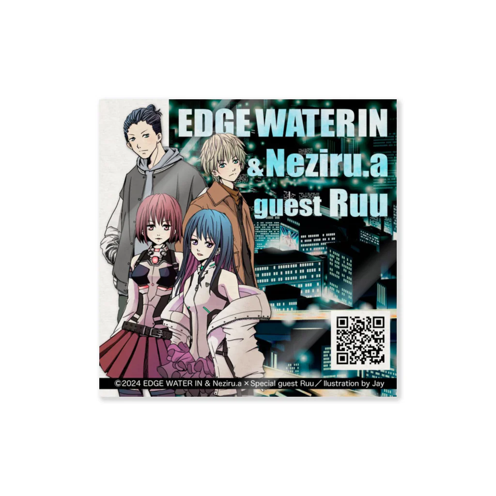 EDGE WATER IN officialのEDGE WATER IN & ねじる.a/るぅ Industrial Empire Jacket Sticker