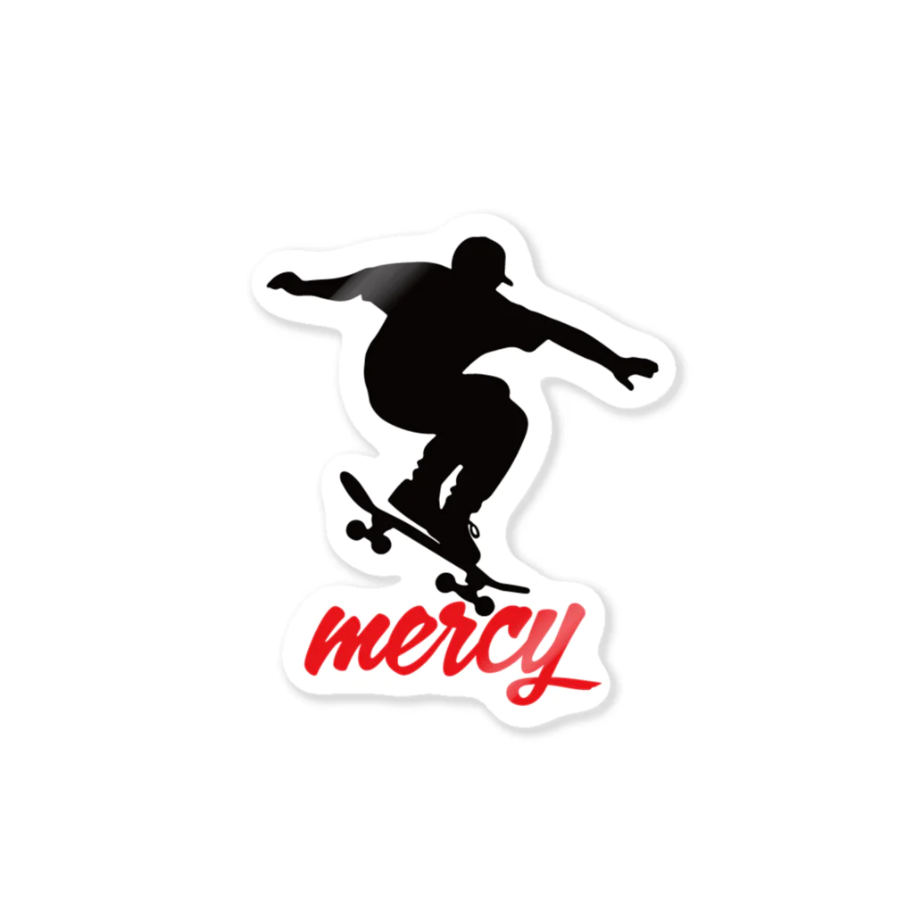 MERCYのスケートボード デザインステッカーA Sticker